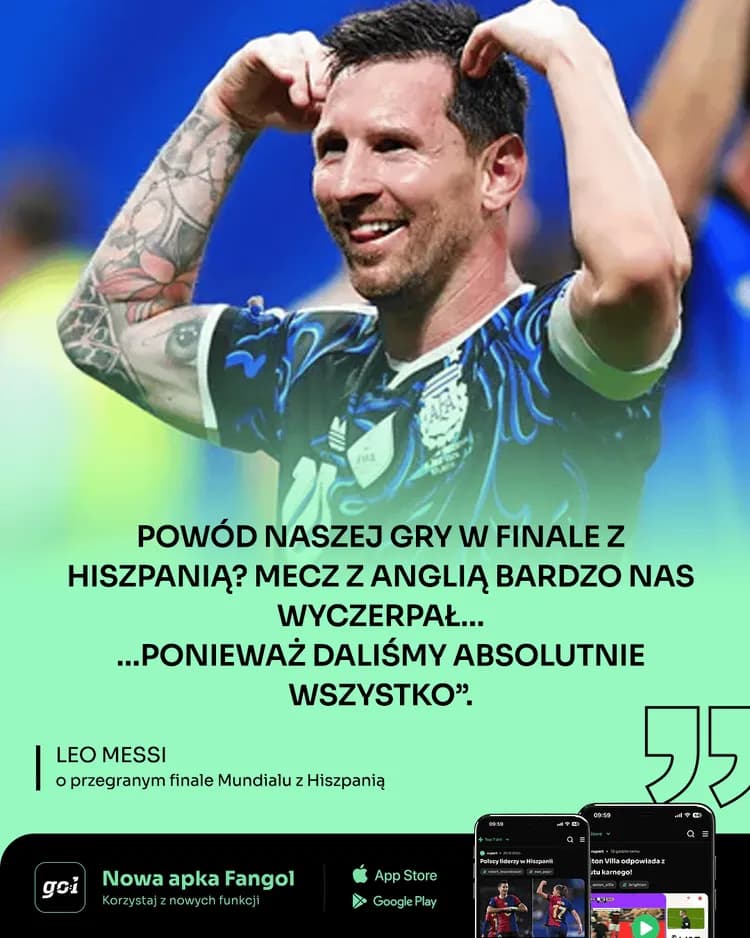 Dlatego Argentyna wyglądała TAK SŁABO w finale Mundialu!
