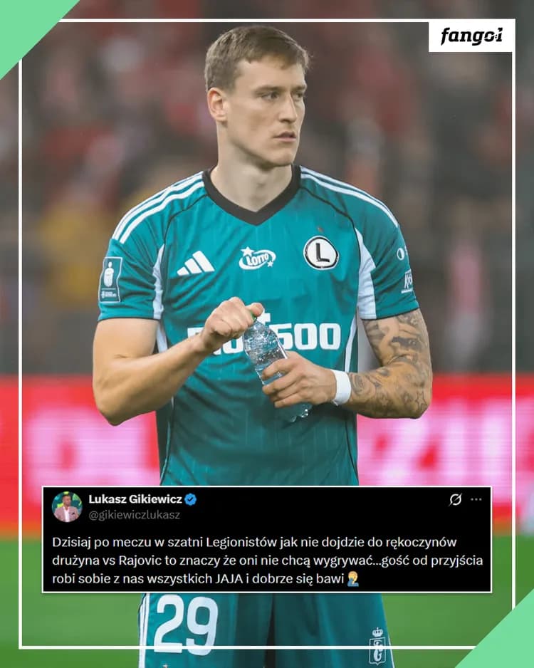 Łukasz Gikiewicz w ostrych słowach o Rajoviciu 