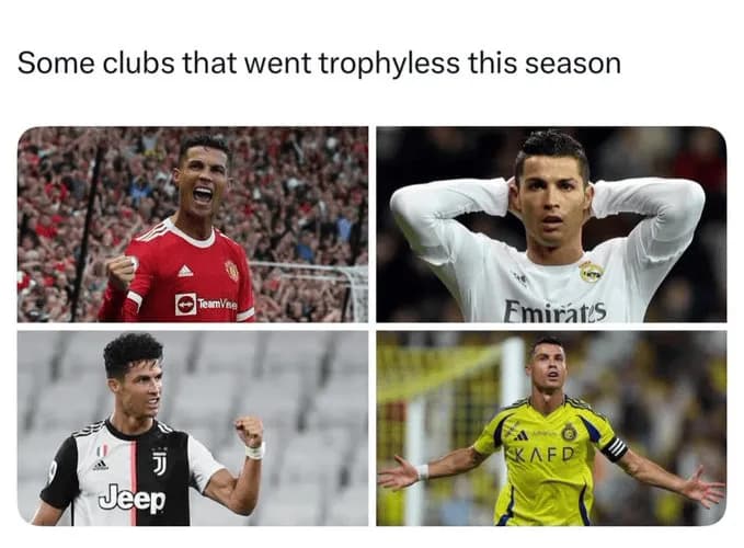 Kilka klubów, które nie zdobyły żadnego trofeum w tym sezonie