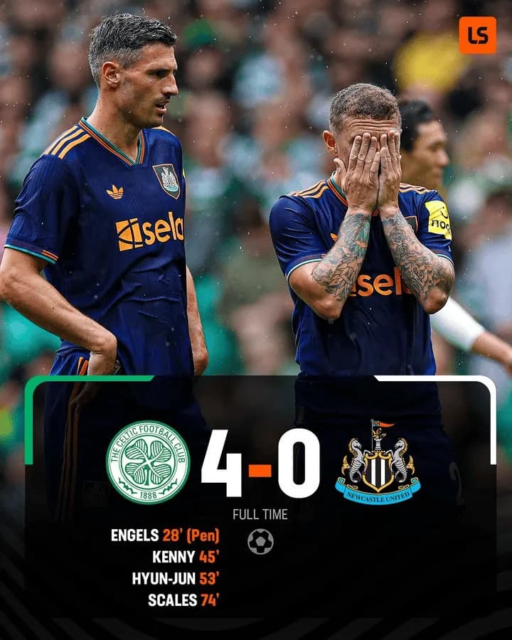 Celtic zezłomował Newcastle w sparingu!