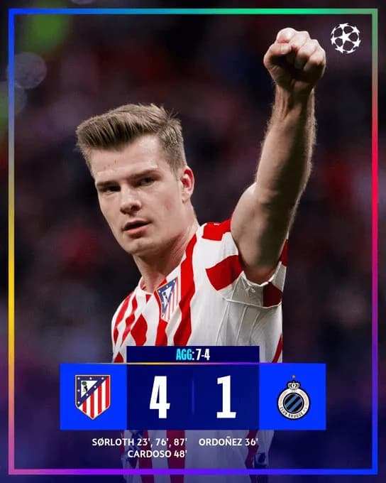 Atletico pierwszym zwycięzcą play-offów!