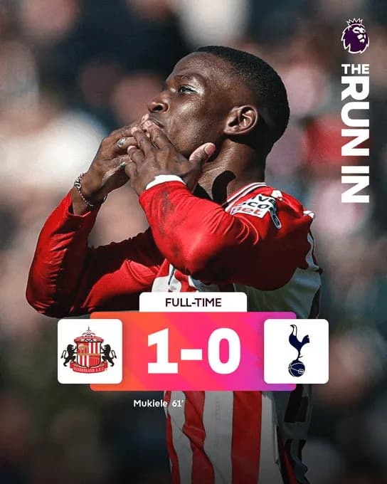 Sunderland wygrywa z Tottenhamem!