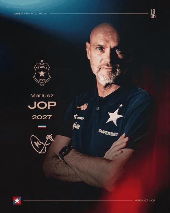 Mariusz Jop poprowadzi Wisłę w powrotnym sezonie w Ekstraklasie!