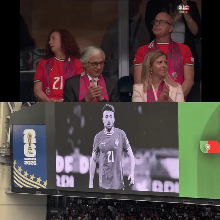 Rodzice Diogo Joty wzruszeni na meczu Portugalia - DR Konga!