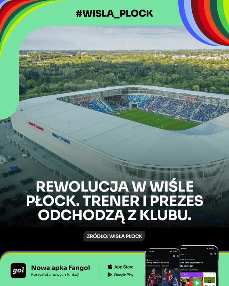 Rewolucja w Wiśle Płock. Trener i prezes odchodzą z klubu!