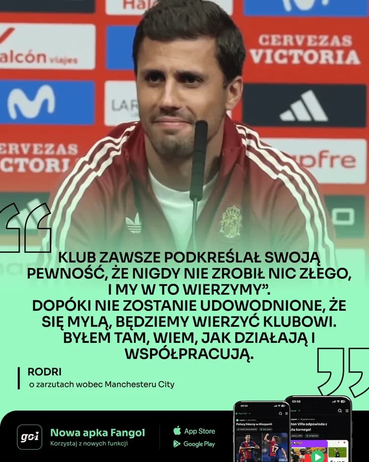 Rodri o zarzutach wobec Manchesteru City!