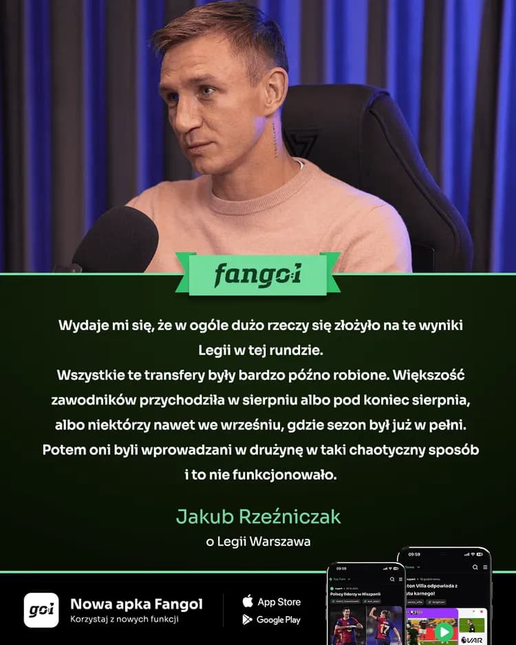 Transfery Legii dopiero odpalą?