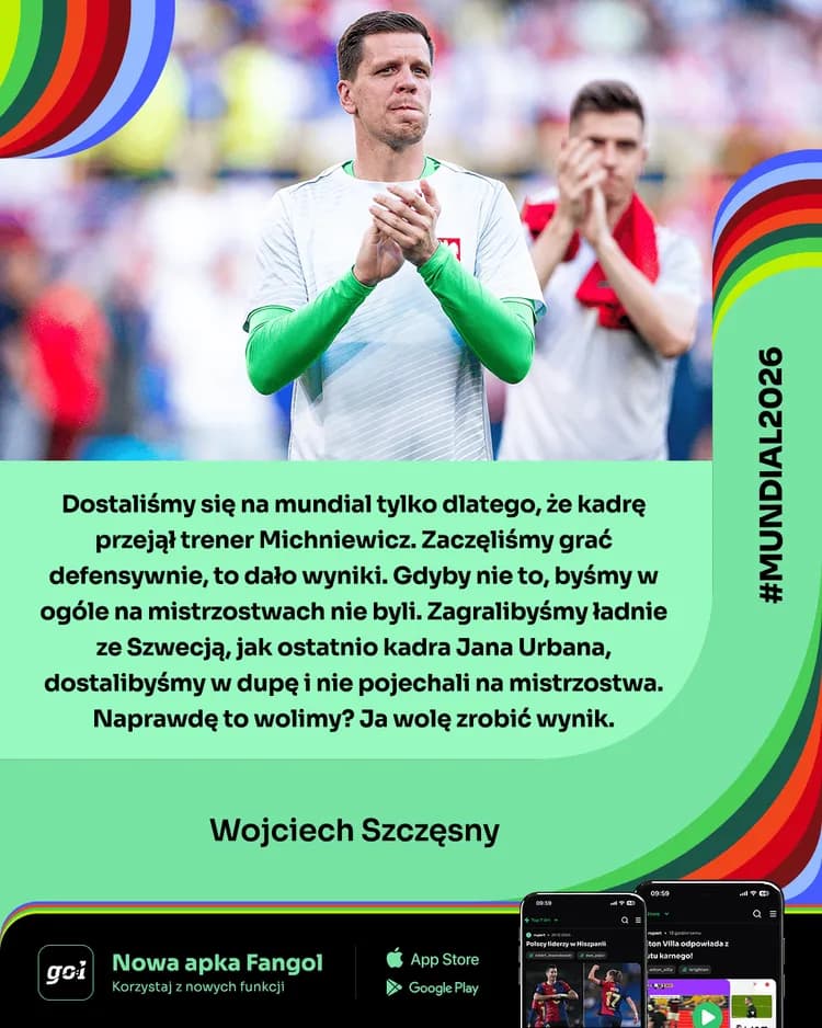 Wojciech Szczęsny OSTRO o stylu gry reprezentacji Polski 🔥