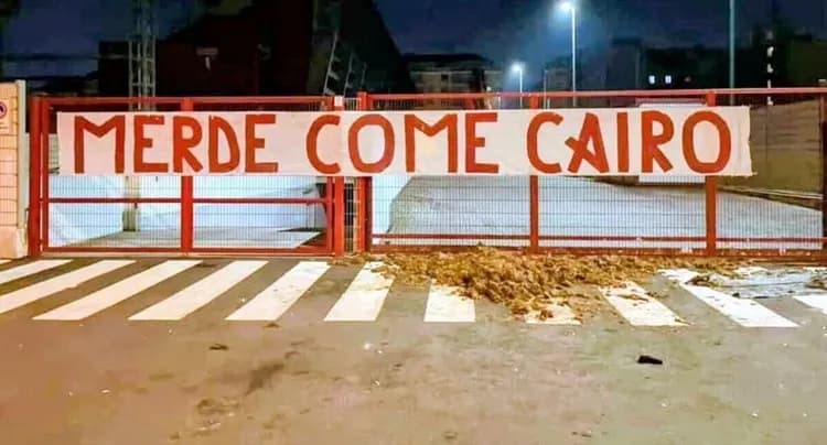 Kibice Torino protestują, zostawiając śmierdzącą „niespodziankę” przed ośrodkiem treningowym