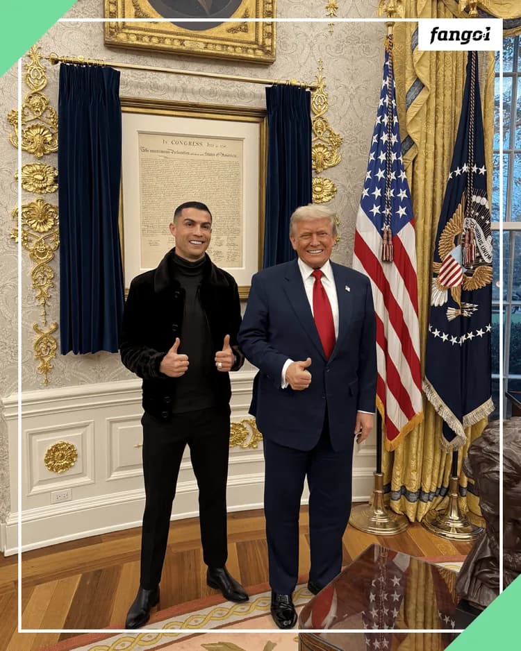 Ronaldo z wizytą u Donalda Trumpa!