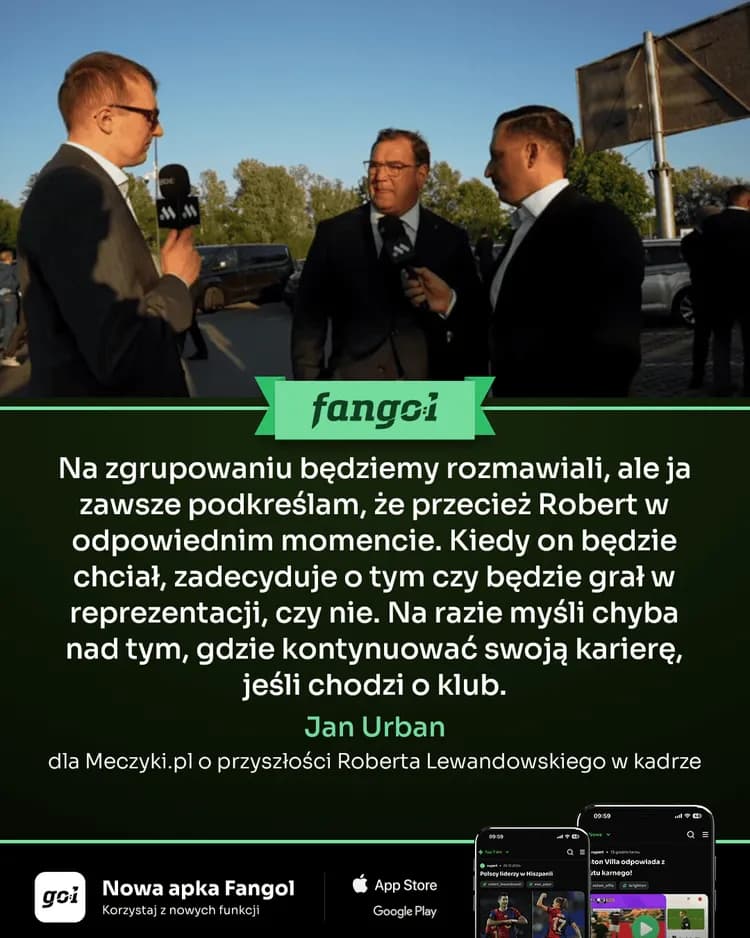 Jan Urban o przyszłości Lewandowskiego w kadrze!