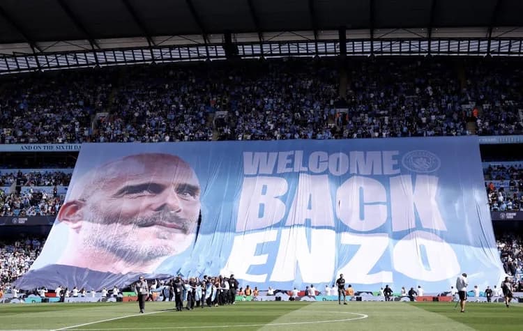 Transparent kibiców Manchesteru City dla Enzo Mareski!