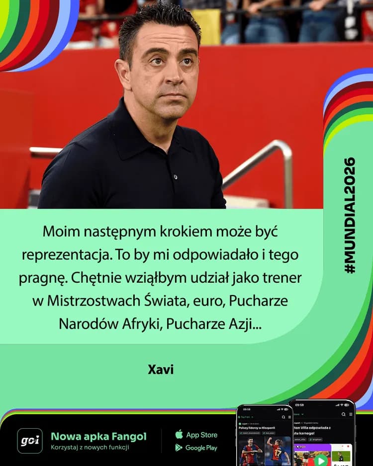 Xavi: Moim następnym krokiem może być..