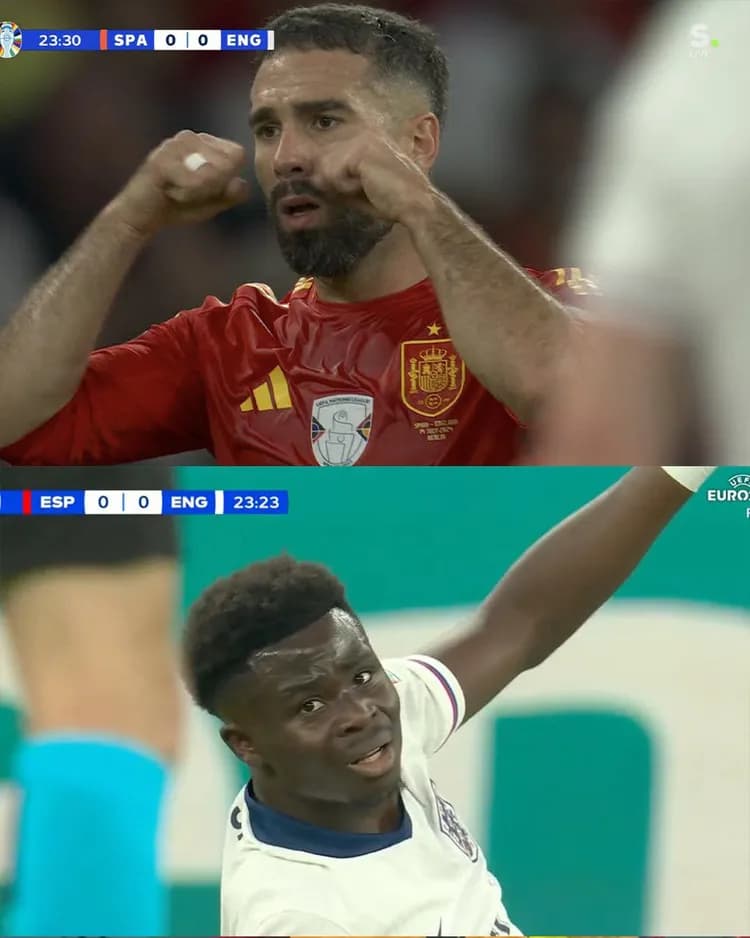 Dani Carvajal z wymownym gestem do Bukayo Saki