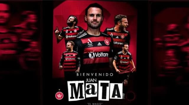 Juan Mata nowym zawodnikiem australijskiego Western Sydney Wanderers!