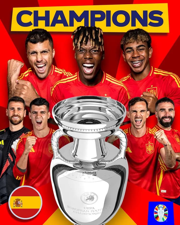 HISZPANIA WYGRYWA EURO 2024