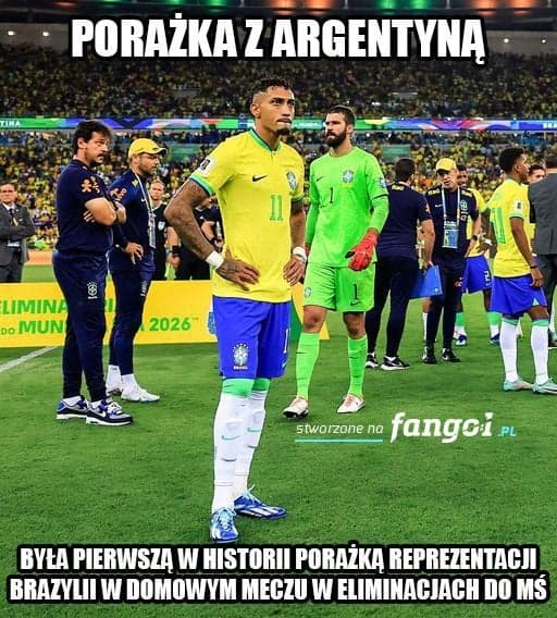 Historyczna porażka reprezentacji Brazylii