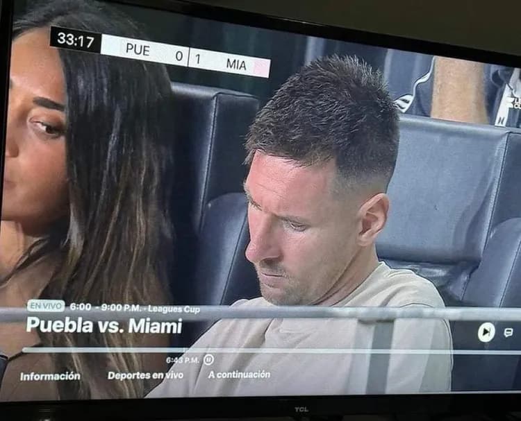 Antonela patrzy, czy Messi przypadkiem nie pisze z inną 