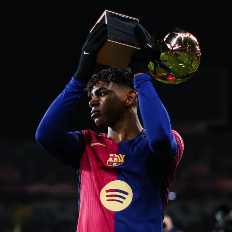 Lamine Yamal odebrał wczoraj nagrodę Golden Boy