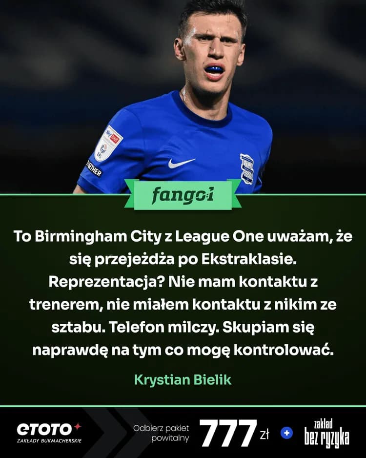 Krystian Bielik w Kanale Sportowym: