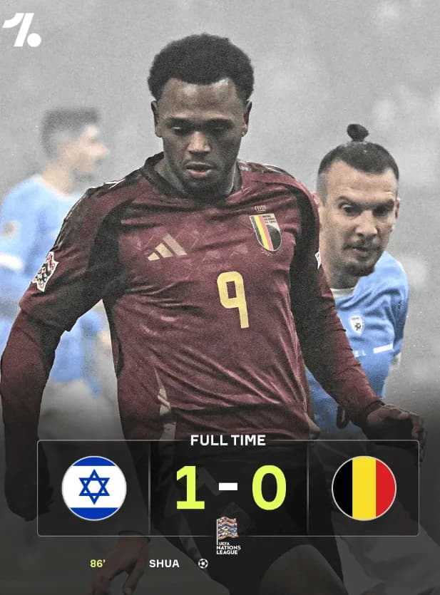 Izrael wygrał z Belgią!