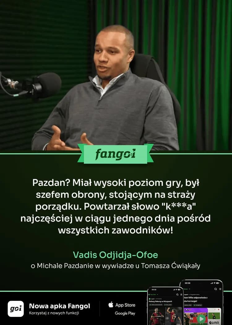 Vadis Odjidja-Ofoe nie przebierał w słowach nt. Michała Pazdana!