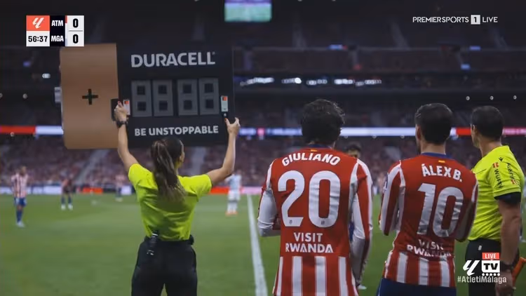 KREATYWNA REKLAMA w meczach LaLiga xD