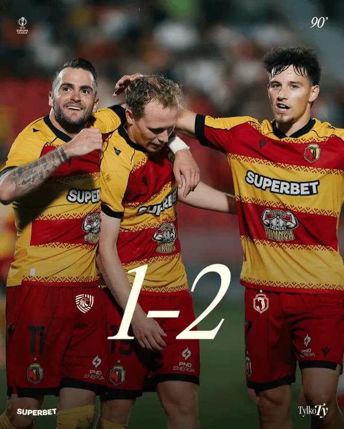 JAGIELLONIA BIAŁYSTOK z awansem do fazy ligowej LIGI EUROPY❗️