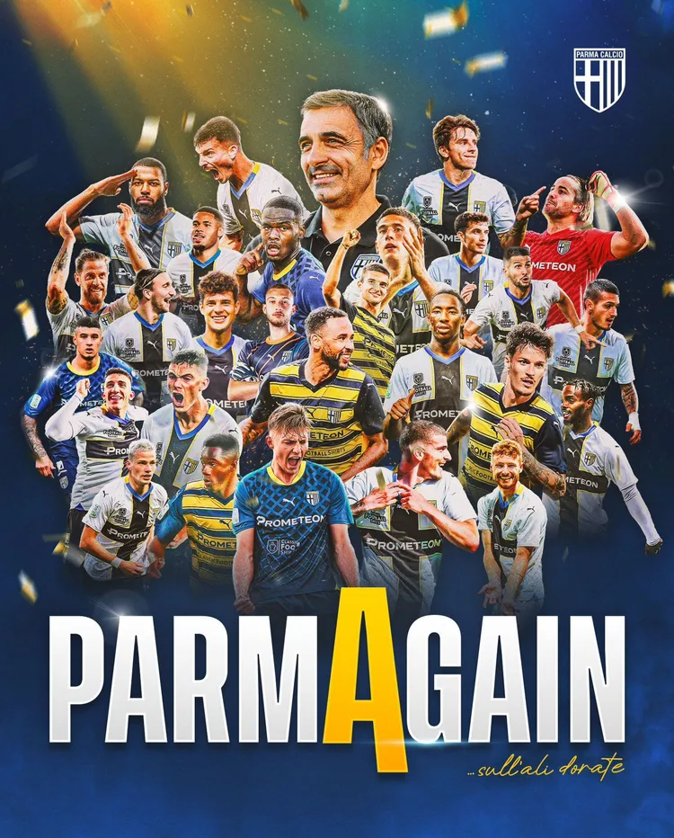 Parma, po trzech latach przerwy, wraca do Serie A